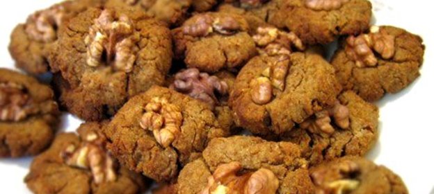 Шоколадное гречневое печенье