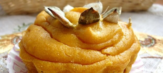 Тыквенные кексы с Киккоманчиком( декретные рецептики №15)