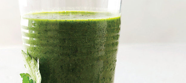 Зеленый смузи на завтрак