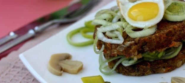 Гречневые бургеры с грибами