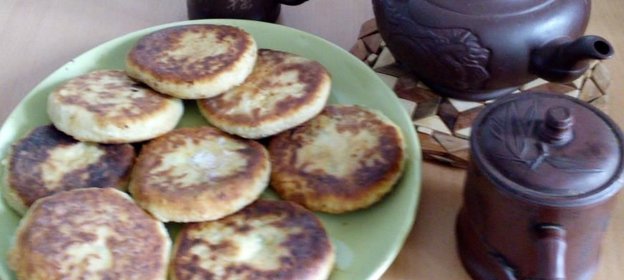 Лепешки с сыром и зеленью