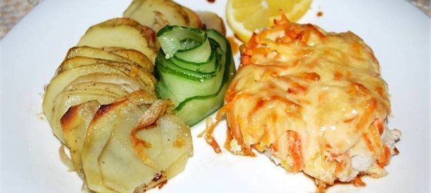 Индейка под шубой в духовке