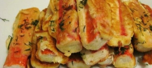 Крабовые палочки в кляре