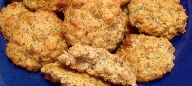 Постное рисово-маковое печенье