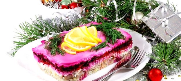 Селедка под шубой с яйцом