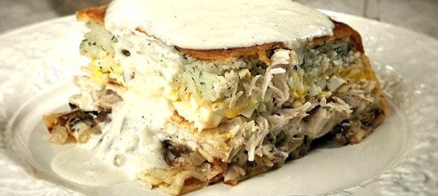 Лазанья по-русски