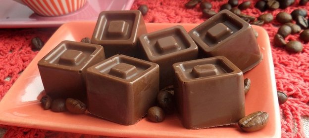 Шоколадные конфеты с кофе