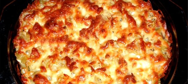 Запеканка из макарон с яйцом