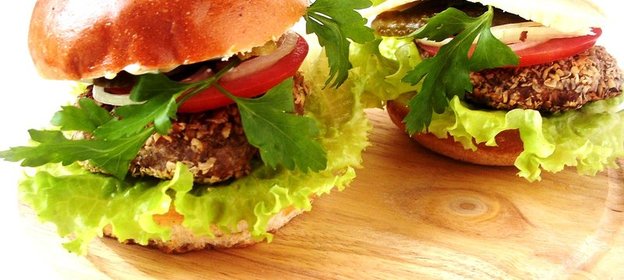 Фасолевый гамбургер