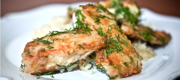 Камбала под маринадом