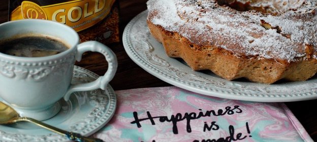 Маковый кекс с апельсином и изюмом