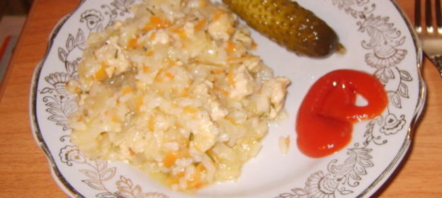 Ленивые голубцы с курицей