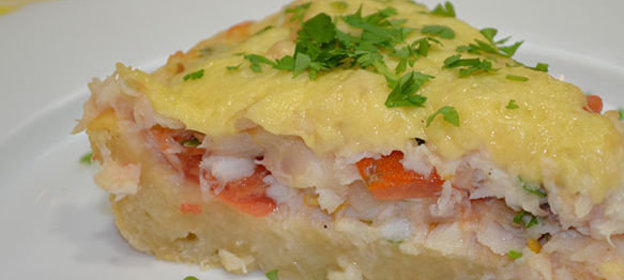 Спагетти с рыбой