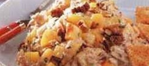 Суп картофельный с мозгами на мясном бульоне