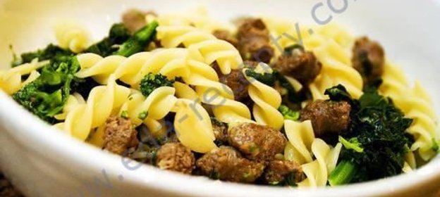 Макароны по-флотски с брокколи