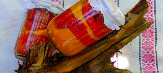 Перец в медовом маринаде