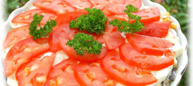 Баклажаны под шубой