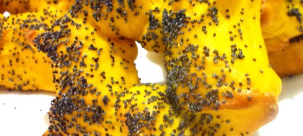 Тыквенные булочки Маковые звезды