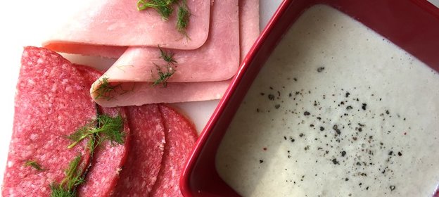 Суп грибной на курином бульоне