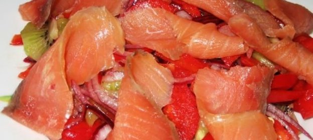 Салат из рыбы с хреном