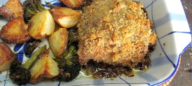 Курица под хлебной корочкой