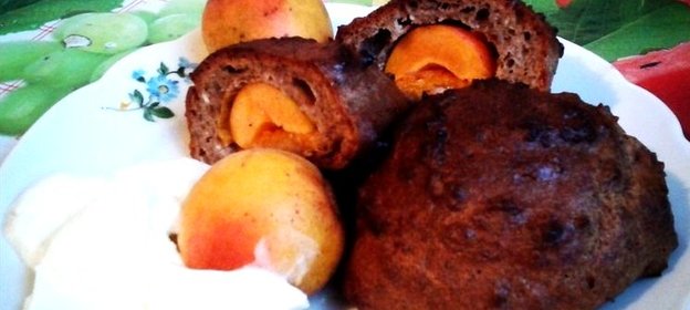 Творожные булочки с абрикосами