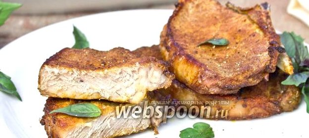 Пикантные свиные стейки