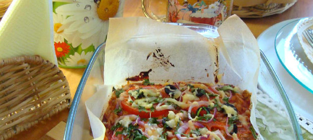 Пицца с тунцом на картофельной основе