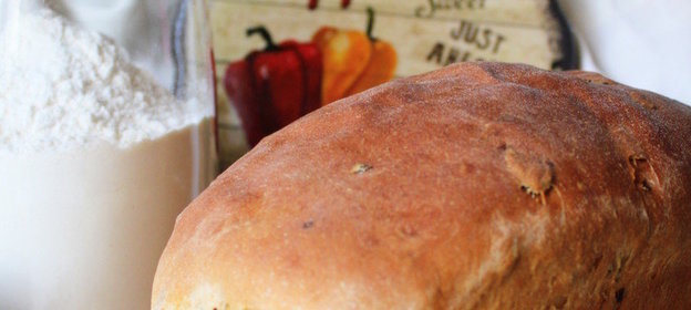 Хлеб с болгарским перцем