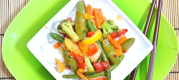 Овощи в кисло-сладком соусе