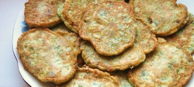 Кабачковые оладьи пышные