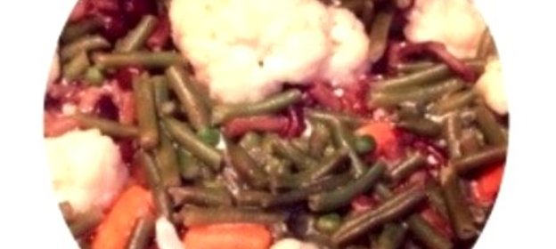 Запеченные овощи с опятами