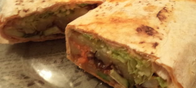 Картофельные лепешки с мясом