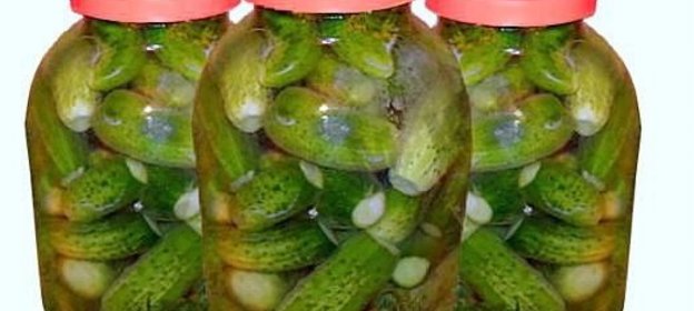 Соленые огурцы под капроновой крышкой на зиму