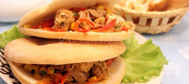 Лепешки с начинкой