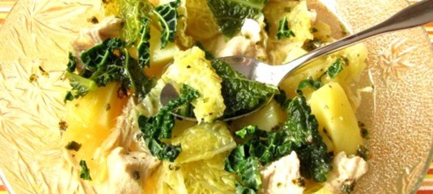 Щи из капустной рассады