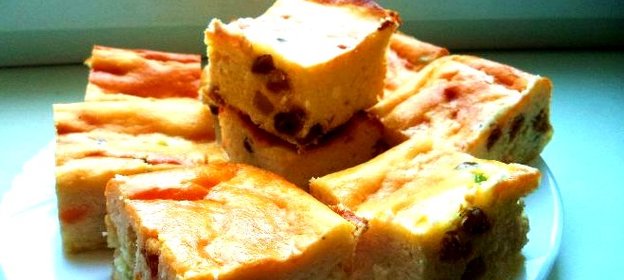 Запеканка с сухофруктами без сахара