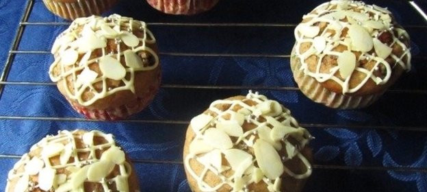 Маффины с сушеной клюквой