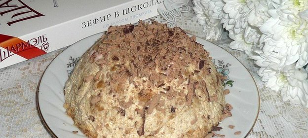 Пряничный тортик с зефиром