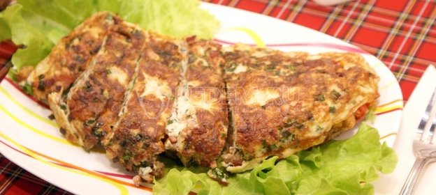 Омлет на сковороде