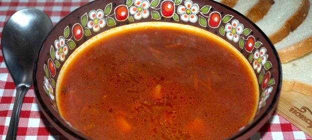 Свекольник на курином бульоне