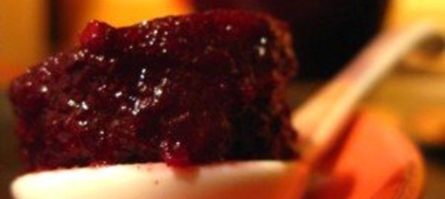 Вишнёво-марципановый конфитюр с горьким шоколадом