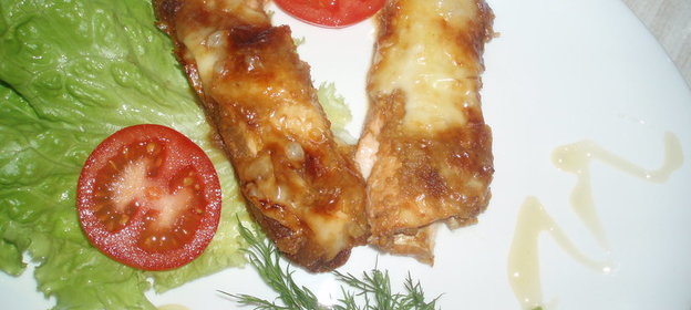 Форель в апельсиново-соево-медовом маринаде