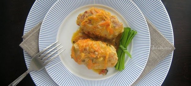 Голубцы ленивые с соусом