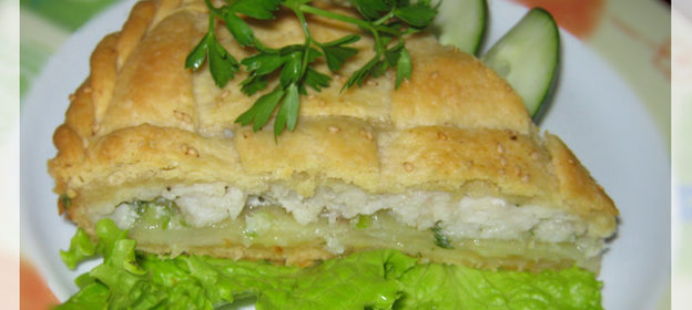 Никуда без пирога! Пирог с морским языком на ПА... ха, не бойтесь, не на пару! на пальмовом масле