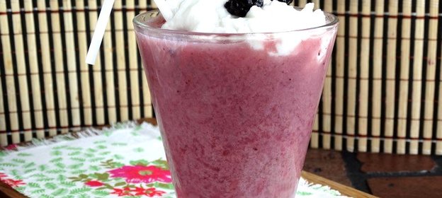 Ежевично - дынный смузи