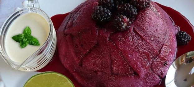 Желе из ежевики