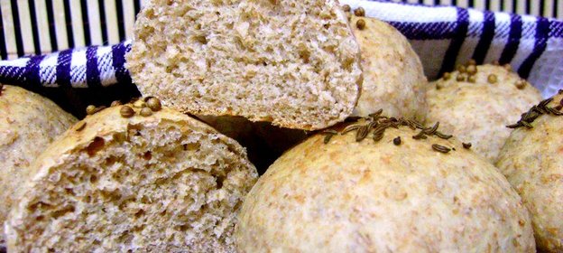 Булочки с отрубями