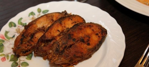 Стейк из горбуши в духовке