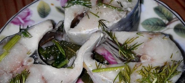 Скумбрия в горчичном маринаде